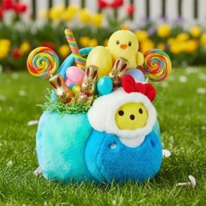 Peeps Hello Kitty  Plush Basket